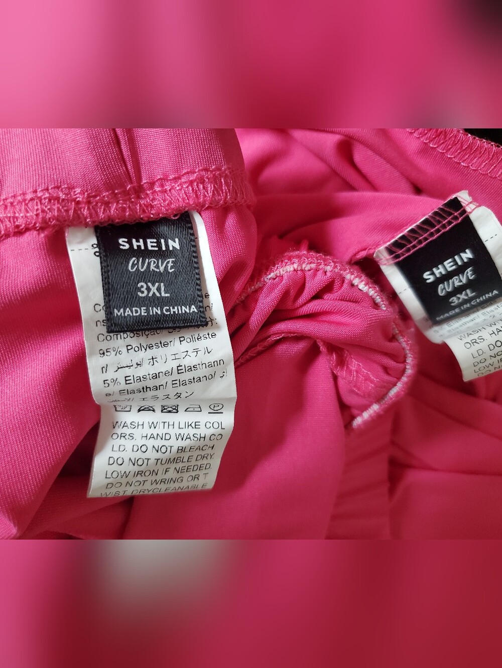 SHEIN Curve Coral Hoodie And Pants - Picture 3 of 3